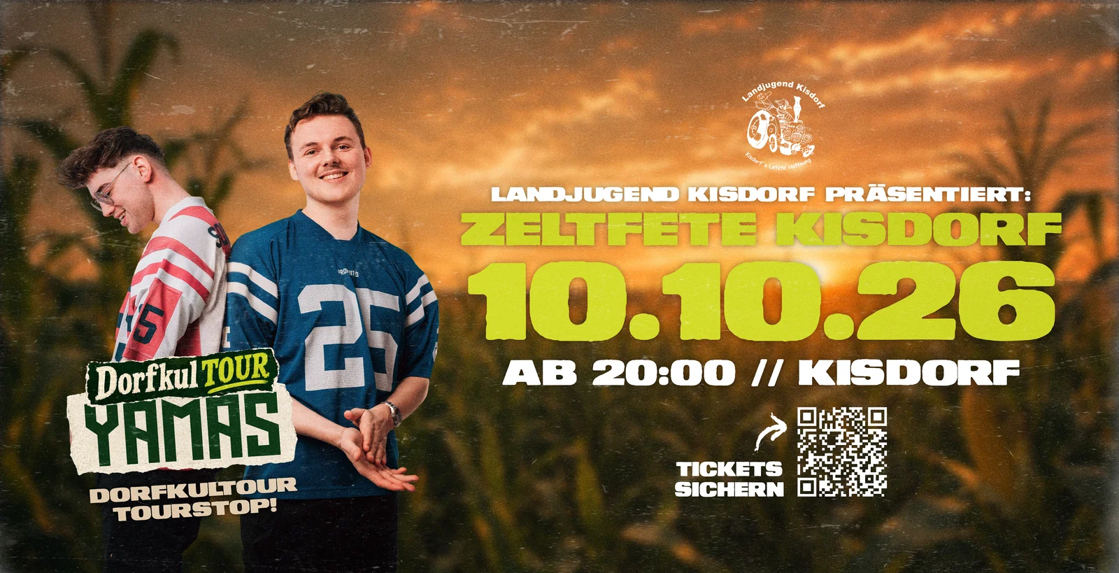 Veranstaltungsbanner zur Zeltfete Kisdorf am 10. Oktober 2026